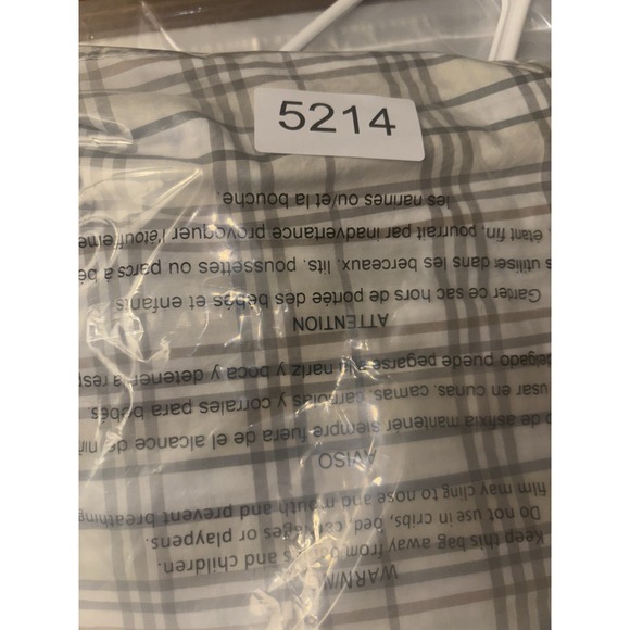 garnet‎ hill Neutral Paid Button Up blouse size 12 organic pima cotton - Picture 10 of 10